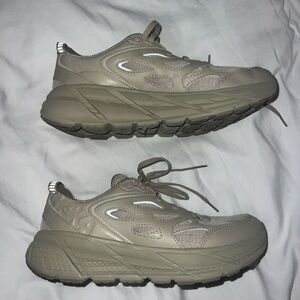 Hoka Tan Clifton Running Shoes
